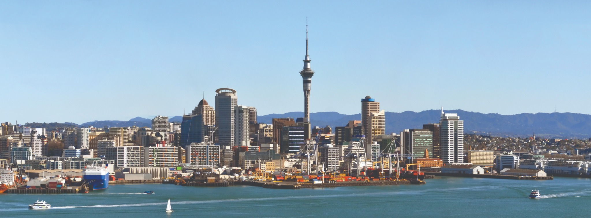 Auckland city skyline